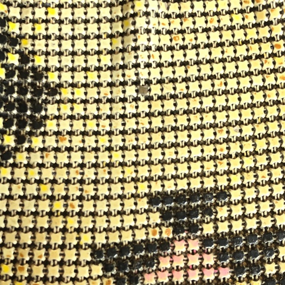 Antique Whiting and Davis Mesh Flapper Purse - Art Deco Design - Picture 12 of 14